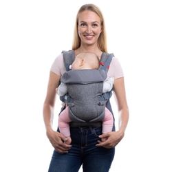 Brand New You+ME 4-in-1 Baby Carrier Newborn to Toddler - All Positions Baby Chest Carrier - Front and Back Carry Baby Carriers - Includes 2-in-1 Band