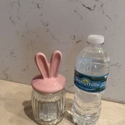 SMALL - 2pc Easter Glass Jar