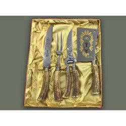 Deal- Pinti1929 Stainless steel carving set- CLEARANCE – Shoppedeals