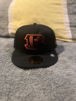 Cincinnati Bengals 59Fifty New Era  Hat Black/Orange Men’s 7 3/8