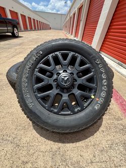 20s DODGE RAM 2500 LIMITED BLACK EDITION WHEELS 2025 Rims Rines 8x165