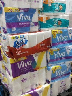 Mixed Paper Towel & Toilet Paper Bulk Lot