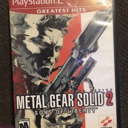Metal Gear Solid 2 Ps2