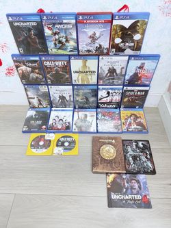 Playstation 5 Games And PlayStation 4 Games ( Used , Tested Working ) Read Description)