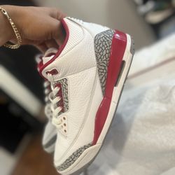Jordan 3 Cardinal 