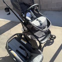 Baby Trend Sonar Switch 6-in-1 Modular Stroller Travel System – $100