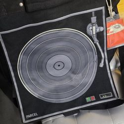 Vintage Parcel Audio Couture Vinyl Record Tote Shoulder Bag Loop NYC
Puck.up in Sun Valley 