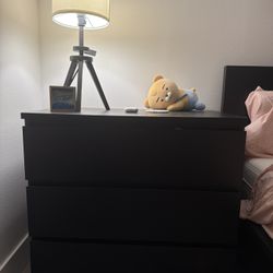 IKEA Storklinta 3-drawer dresser/chest of drawers - black