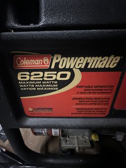 Generator & 3 gas fuel tank cans