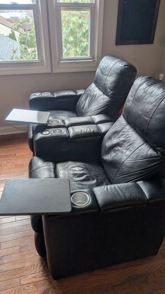 Leather Chairs Electric Recliner