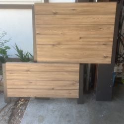 Twin Size Bed Headboard & Footboard. 