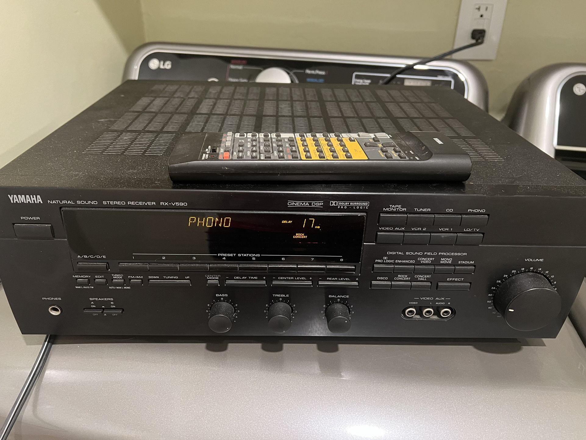 Stereo Receiver, Yamaha RX -V590