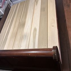 Cherry Wood Bed Frame 