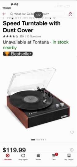 Victrola Brighton Record Player: Bluetooth,