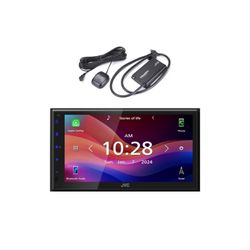 JVC KW-M695BW 6.8" LCD Display WiFi Bluetooth USB/MP3 Stereo Multimedia Digital Receiver with Satellite Radio Connect Vehicle Tuner Kit