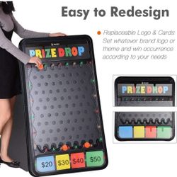 WinSpin 41"x25" Prize Drop Board W/ LED LIGHTS