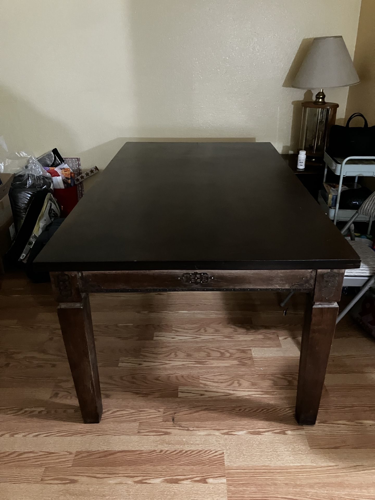 Large Wooden Dining Table