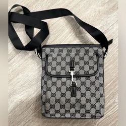 Unisex Gucci Horsebit 1955 Messenger Cloth Crossbody