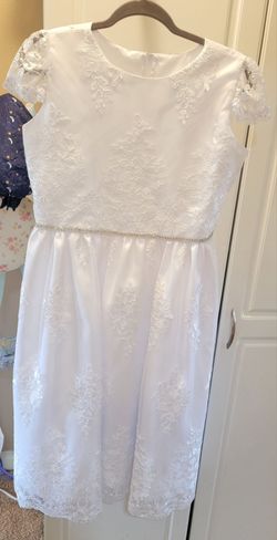 White Big Girls dress