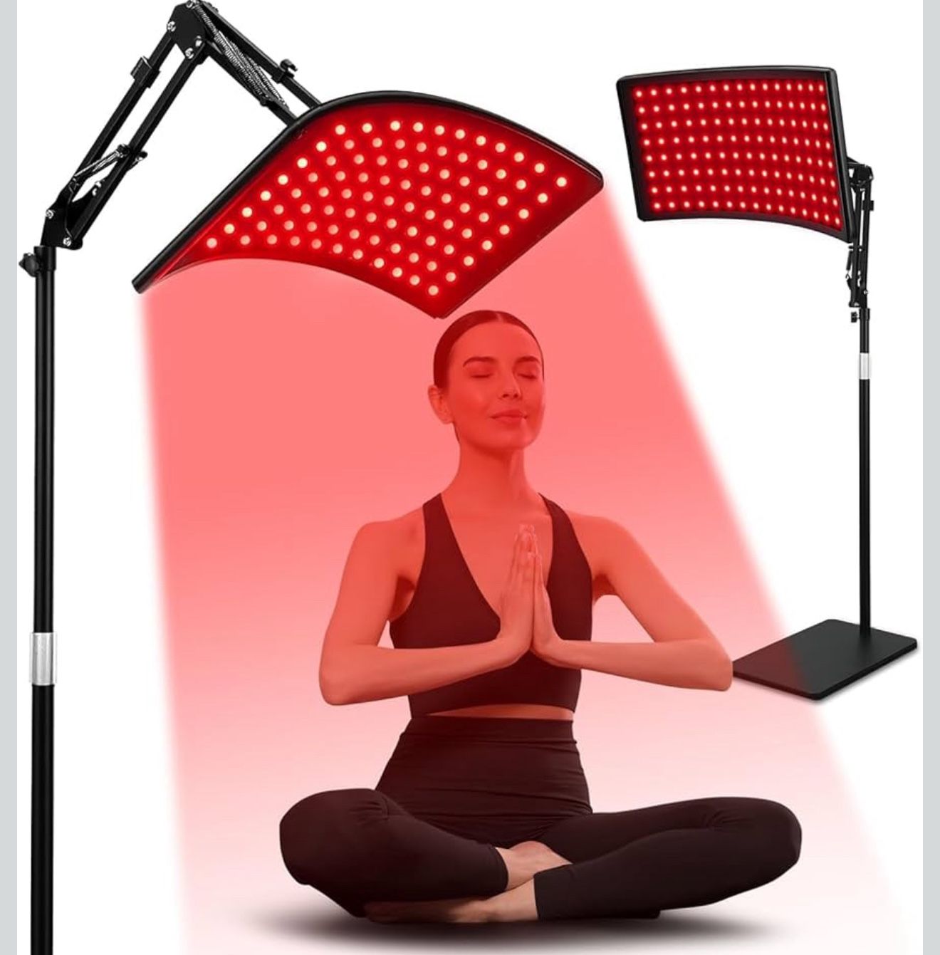 Red Light Therapy for Face and Body, Red Infrared Light Therapy Lamp with Stand Led 660nm Red Light-Therapy& 850nm Infrared Light Device for Body
