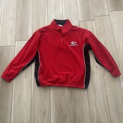Kansas City Chiefs Men's Quarter-Zip Sweatshirt NFL Team Apparel 