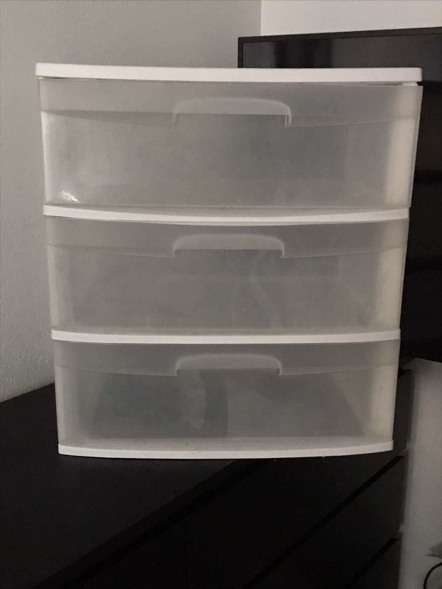 3 Plastic Drawers