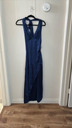 V-neck Satin Maxi dress