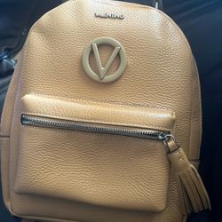 Valentino Leather Backpack