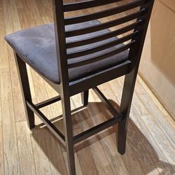 Set of 2 24 inch bar stools/ counter stools, seat 24 in, back 41 inches