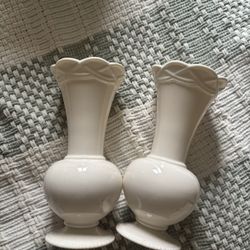 2 Flower Vases 