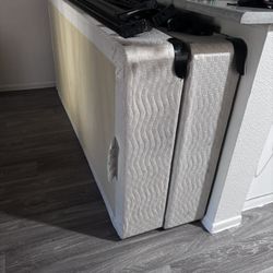 California King box spring And Rails 