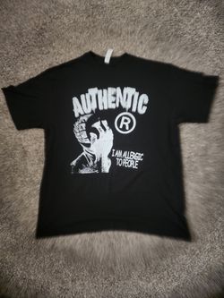 Hot topic 'allergic to people' graphic tee
