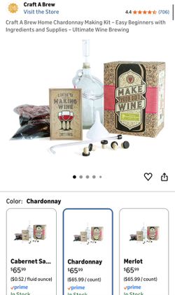 Make Your Own Wine Kit - Chardonnay (Brand New)