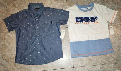 Dkny toddler boys tees new 2x$5