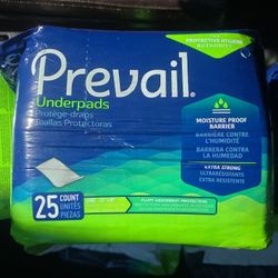 Prevail Underpads 1Pack 25 Total Brand New Large