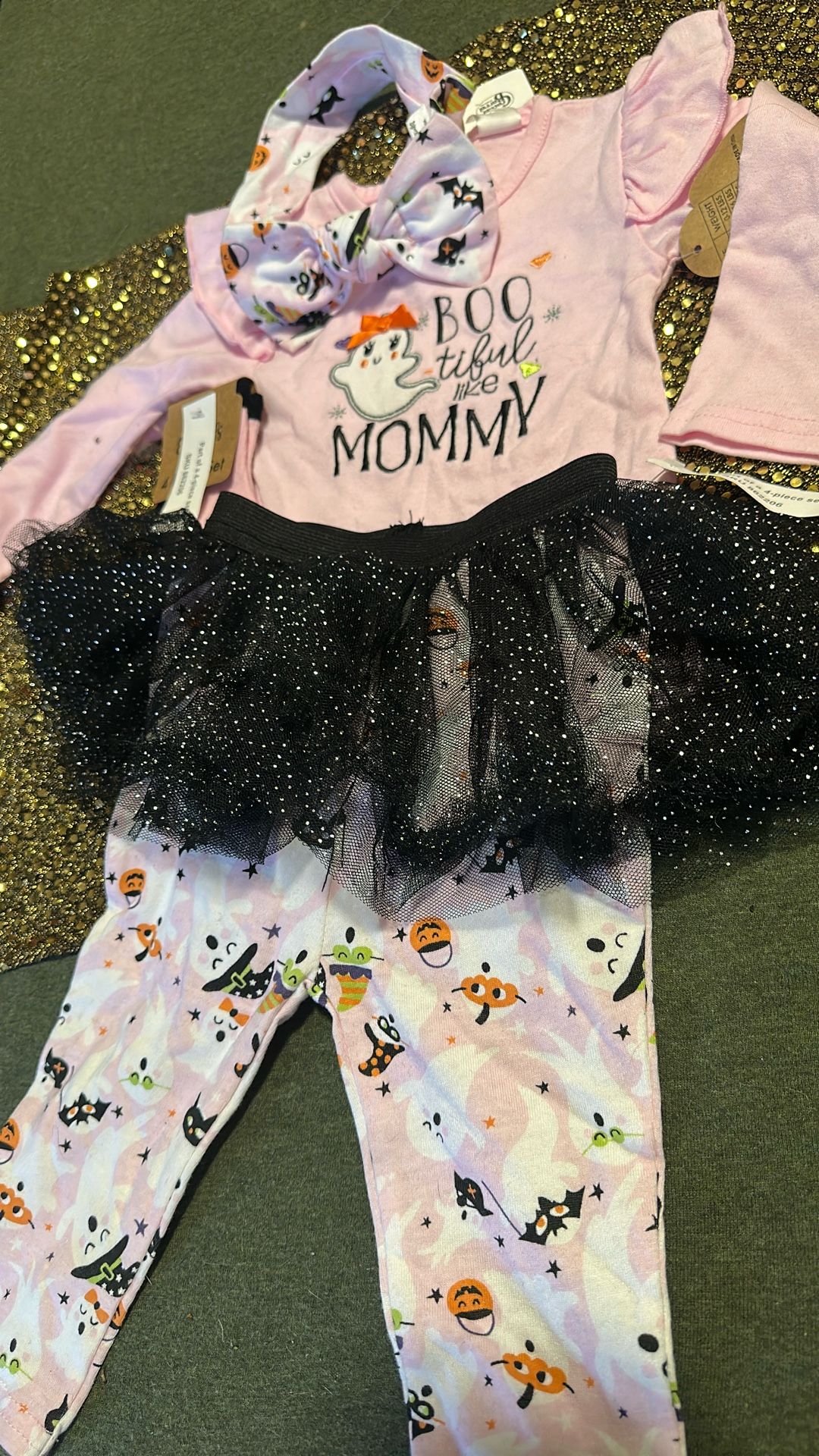 Bootiful Like Mommy” girl’s outfit