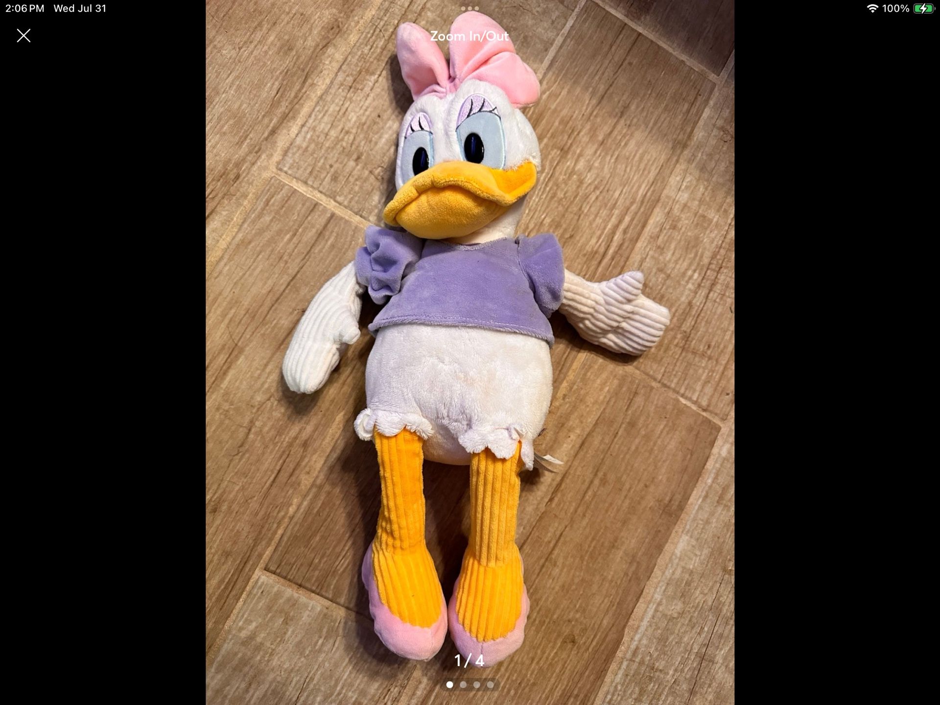 Disney Scentsy Buddy 18" Daisy Duck Plush