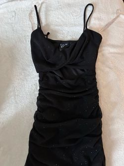 Windsor black glitter dress