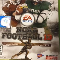 NCAA Football 13 Xbox 360 Game  Mint Working Condition $100 FINAL PRICE 