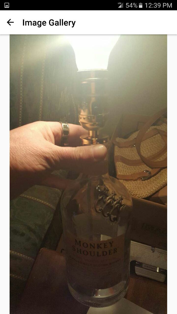 One of a kind custom lamp