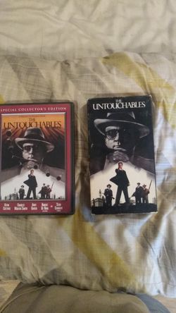 The Untouchables DVD and VHS tape