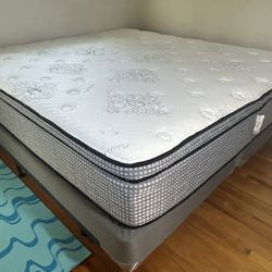 King Mattress ( Box Spring And Protector Included)