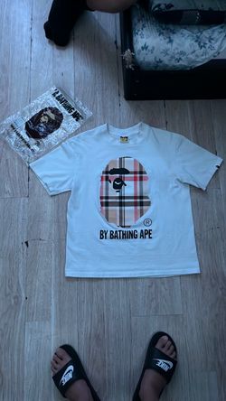 BAPE By Bathing Ape Plaid Graphic T-Shirt