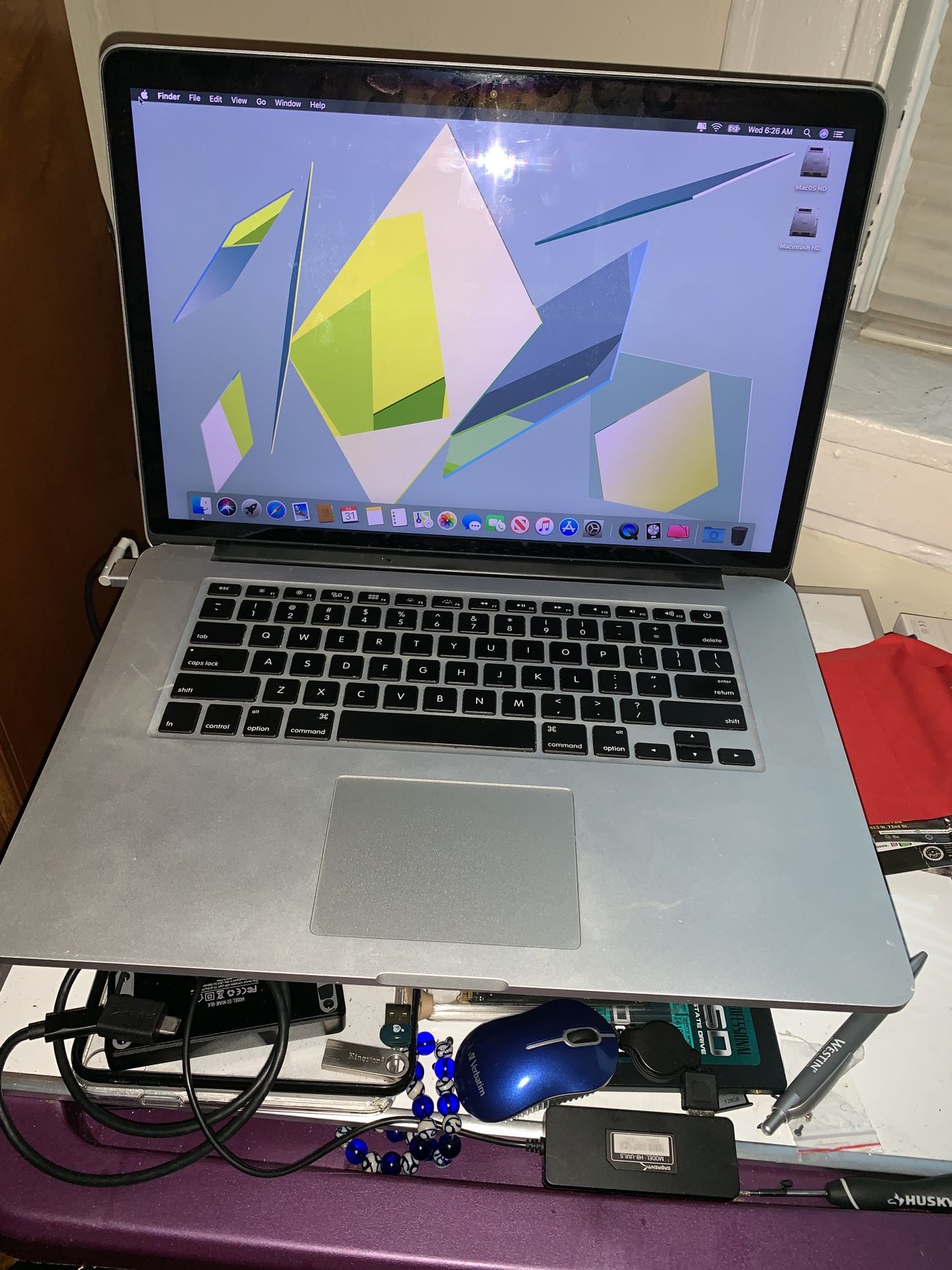 MacBook Pro Retina 15” i7 quad core 8gb memory