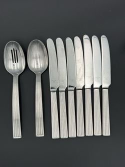Ralph Lauren 1994 Bradley Silverware Knives and Serving Spoons