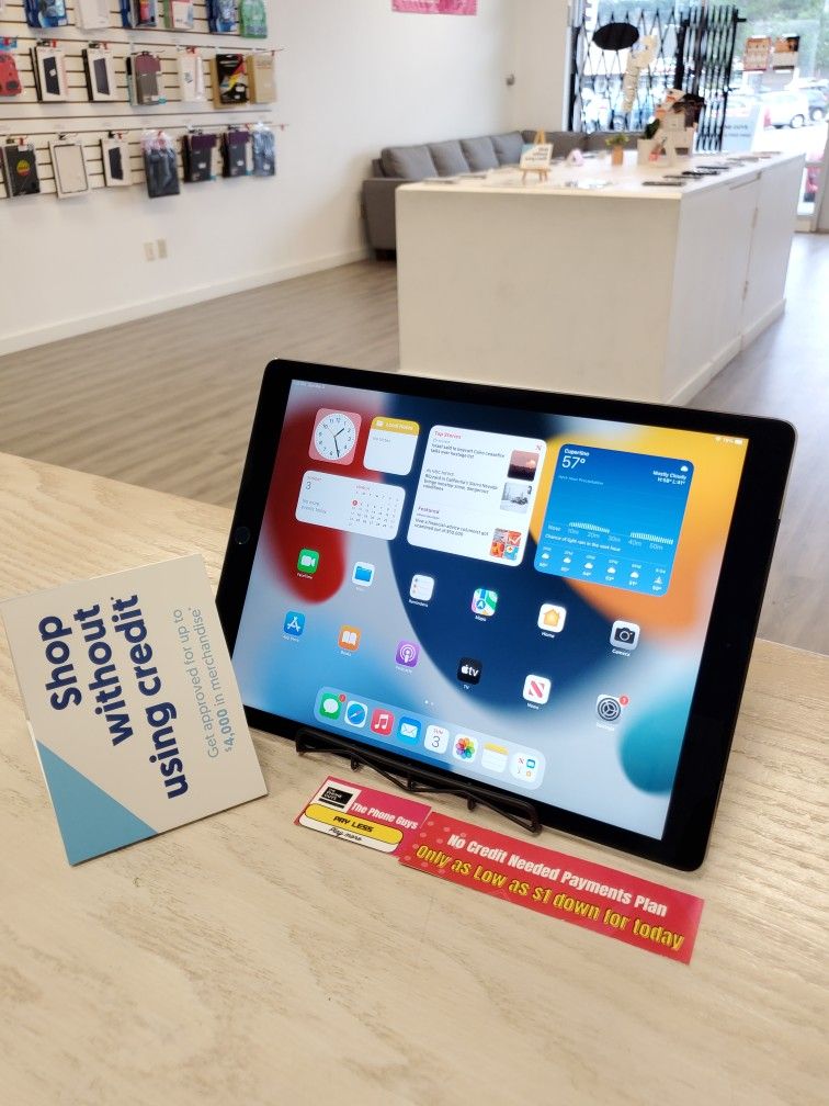 Apple iPad Pro 12.9in 1st Gen LTE And Wifi $1 DOWN TODAY, NO CREDIT NEEDED WARRANTY INCLUDED,New Products : American Fashion Style Bags On Sale