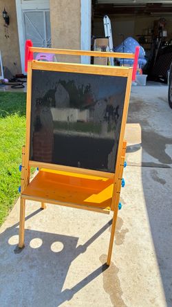 Kids Wooden Double-Sided Art Easel