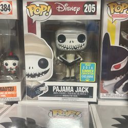Pop! Disney The Nightmare Before Christmas Pajama Jack 2016 Summer Con #205