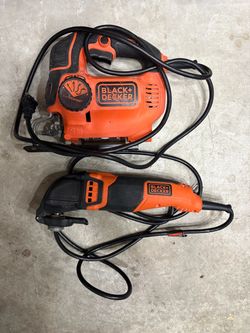 Black and Decker oscillation and jigsaw tool