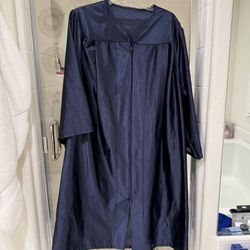 Navy Graduation Gown